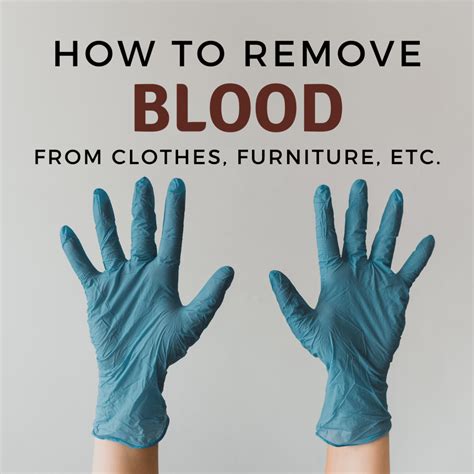 does fake blood come out of clothing|remove blood stain from fabric.